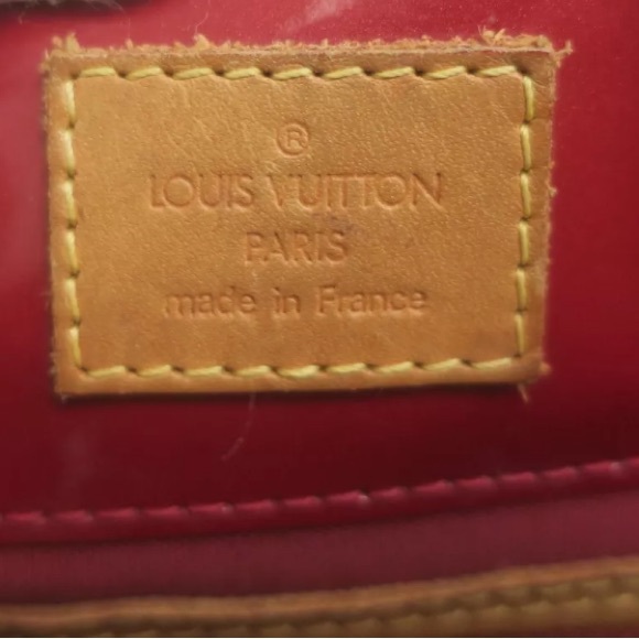 LOUIS VUITTON Reade PM Red Vernis Mini Bag Handbag - Picture 11 of 16